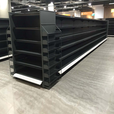 Market Ekranı İçin Çift Taraflı Gondol Süpermarket Rafı Q195